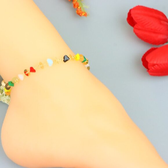 Handmade Anklet – A Stylish Choice for Women, Thoughtful Gift Idea, EVCH1400 - Picture 4 of 10